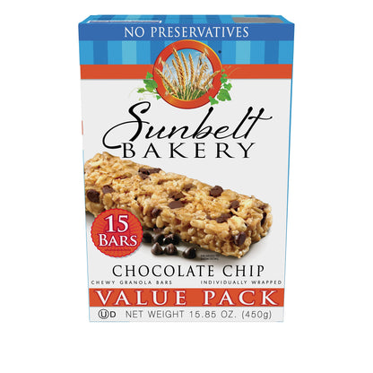 Sunbelt Bakery Oats & Honey Chewy Granola Bars, 15-1.0 OZ Bars (1 Box)