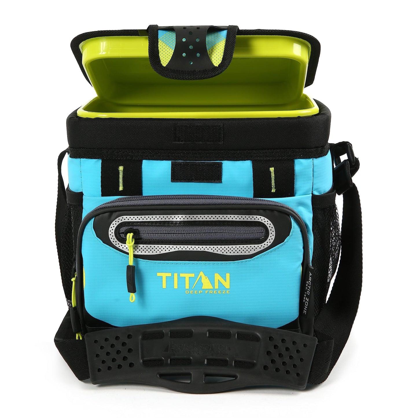 Titan Deep Freeze Cooler Zipperless Hardbody Cooler - Deep Freeze Insulation, HardBody Liner, and SmartShelf