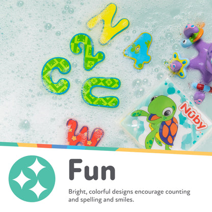 Nuby Wacky Waterworks Pipes Bath Toy with Interactive Features for Cognitive Development