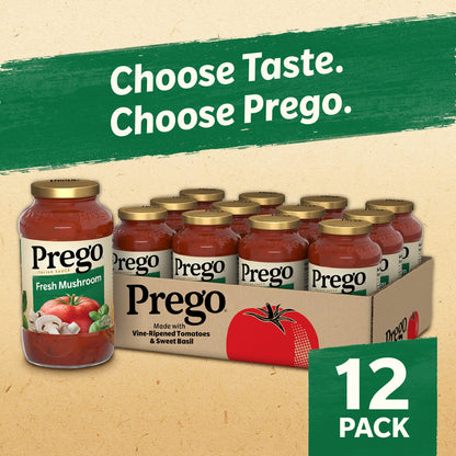 Prego Chunky Tomato with Garlic and Onion Pasta Sauce, 24 Oz Jar