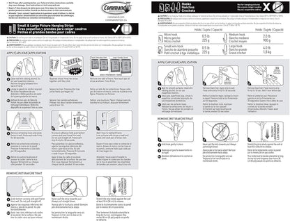 Command Variety Pack, Picture Hanging Strips, Wire Hooks and Wall Hooks, Damage Free Hanging Clear Variety Pack for Up to 19 Items, 1 Kit