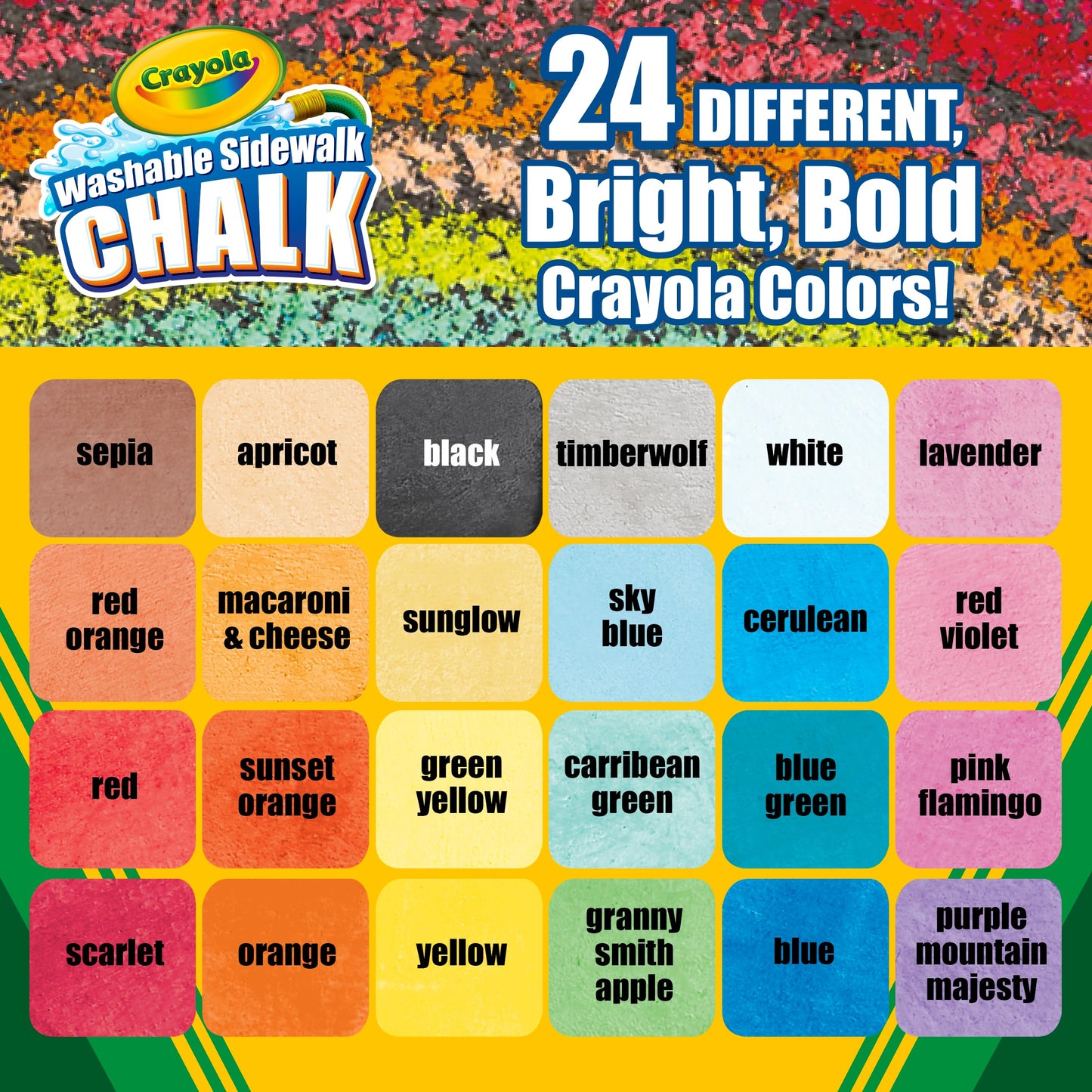 Crayola 24-Count Sidewalk Chalk