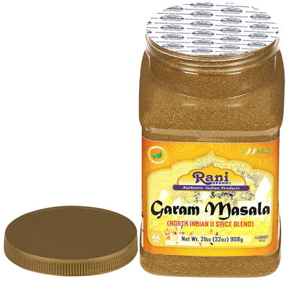 Rani Garam Masala Indian 11-Spice Blend 3oz (85g) PET Jar ~ All Natural, Salt-Free | Vegan | No Colors | Gluten Friendly | NON-GMO| Kosher | Indian Origin