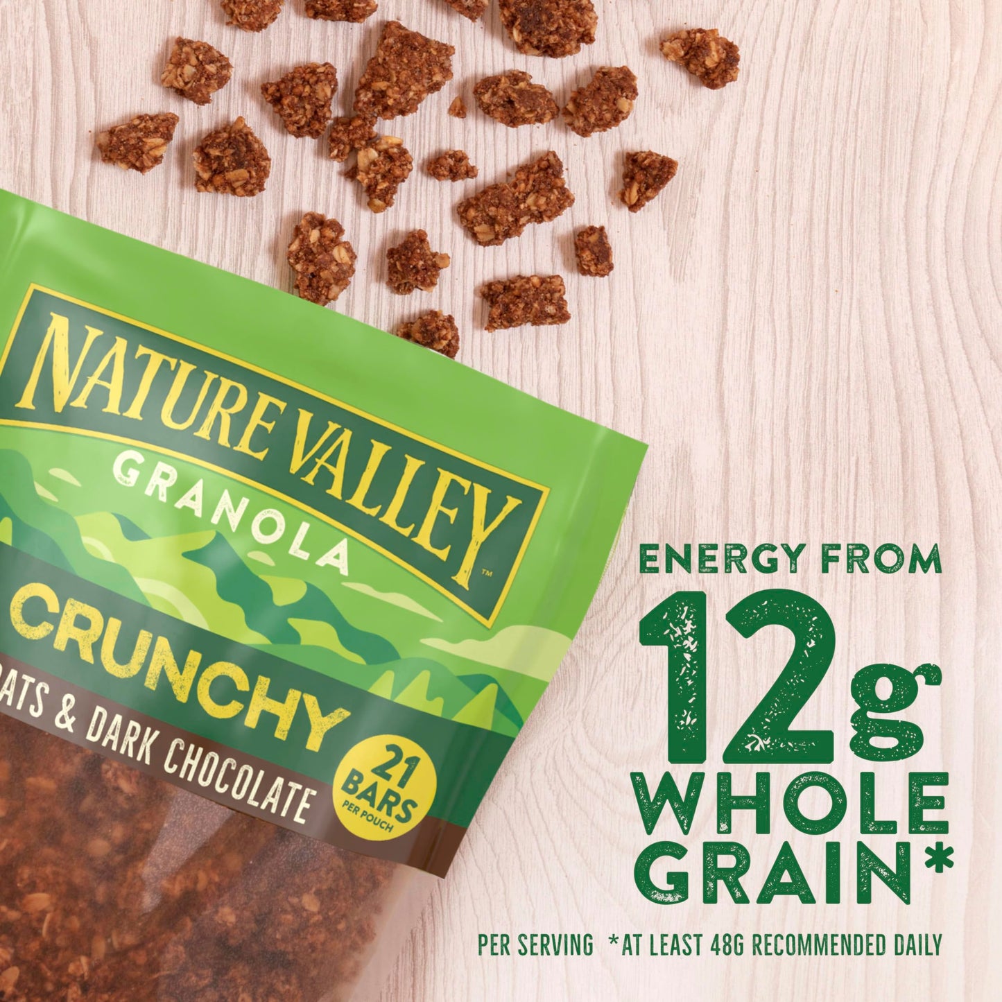 Nature Valley Crunchy Granola, Oats and Honey, Resealable Bag, 16 OZ