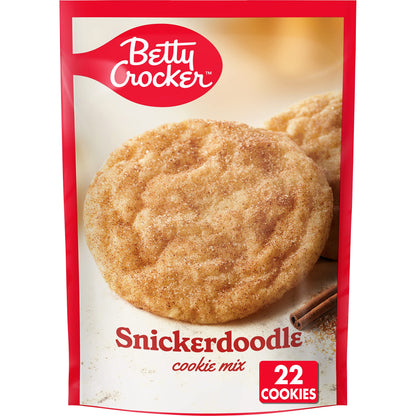 Betty Crocker Peanut Butter Cookie Mix, Makes twelve (12) 2-inch Cookies, 7.2 oz.