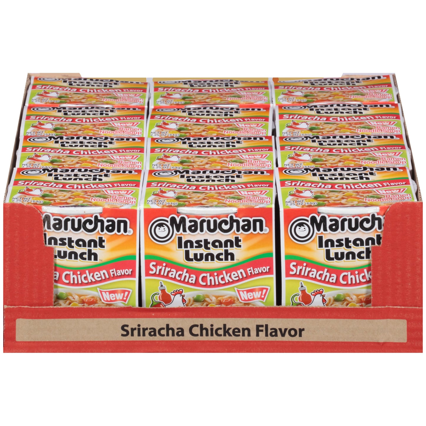 Maruchan Instant Lunch Beef, 2.25 Oz, Pack of 12