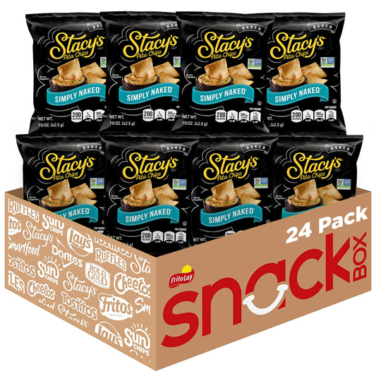 Stacy's Pita Chips, Simply Naked, 1.5 Ounce (Pack of 24)