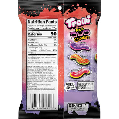 Trolli Duo Crawlers, 4.25 Ounce