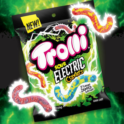 Trolli Electric Crawlers, 4.25 Ounce