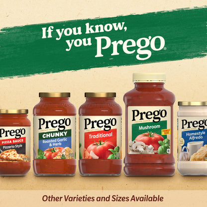 Prego Chunky Tomato with Garlic and Onion Pasta Sauce, 24 Oz Jar