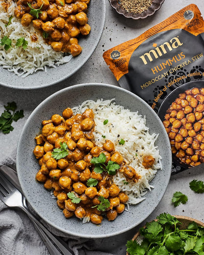 Mina Moroccan Lentils, Chickpeas, White Beans, Harira, Variety 8 Pack, Ready to Eat, Vegan, Non-GMO, Gluten Free, Kosher, Microwavable, Packaged Meals & Side Dishes, 10 oz (Pack of 8)