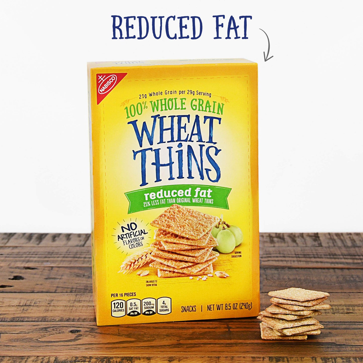 Wheat Thins Original Whole Grain Wheat Crackers, Party Size, 20 oz Box