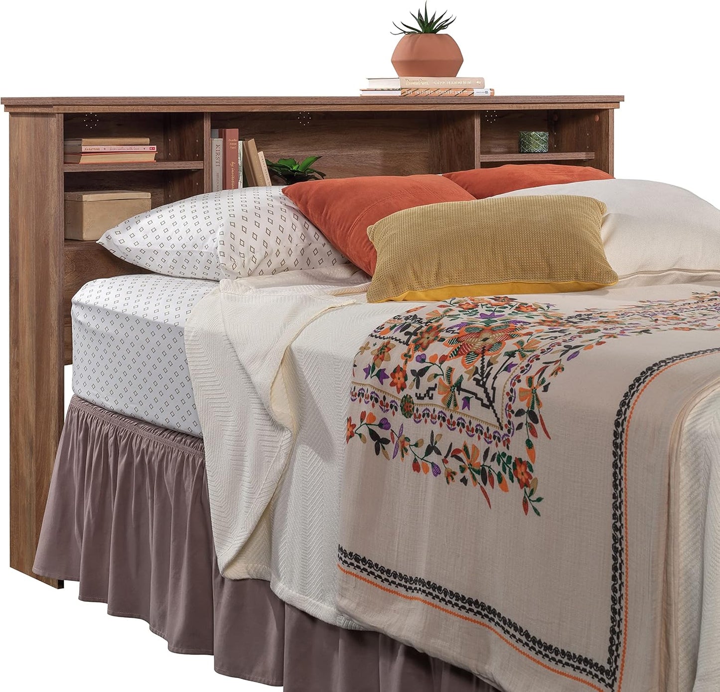 Sauder River Ranch Full-Queen Headboard, Sindoori Mango Finish