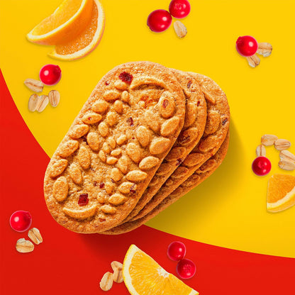 belVita Cranberry Orange Breakfast Biscuits, 8 Packs (4 Biscuits Per Pack)