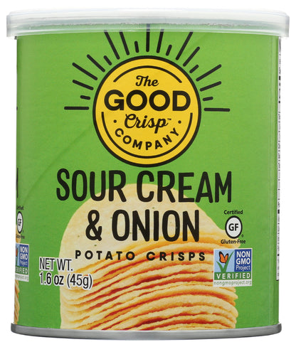 The Good Crisp Company, Good Crisps Minis (Original, 1.6 Ounce, Pack of 12) Non-GMO, Allergen Friendly, Potato Chip Snack Pack, Gluten Free Snacks