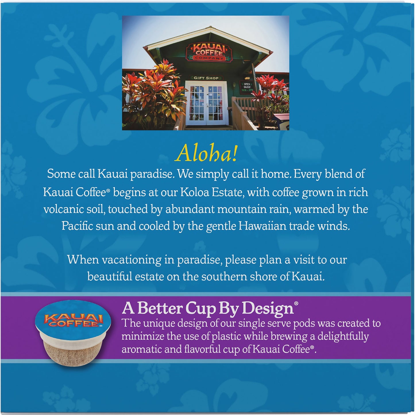 Kauai Coffee Na Pali Coast Dark Roast - Compatible with Keurig Pods K-Cup Brewers (1 Pack of 24 Single-Serve Cups)