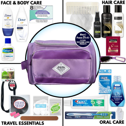 Convenience Kits international 10 PC Deluxe Kit, Featuring: Herbal Essence Argan Oil Hair Care and Body Care Travel-Size Products