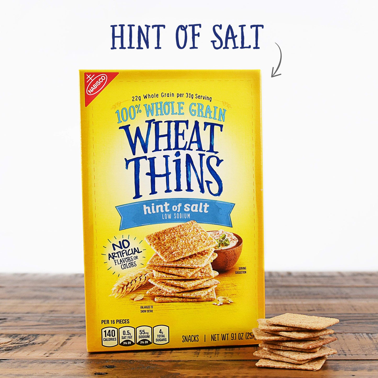 Wheat Thins Original Whole Grain Wheat Crackers, Party Size, 20 oz Box