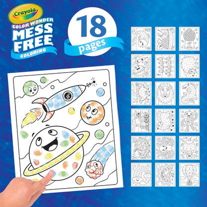 Crayola Color Wonder Mess Free Fingerprint Ink Painting Activity Set, Finger Painting Alternative, Toddler Coloring, Gift, 3+