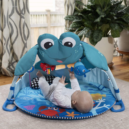 Baby Einstein 4-in-1 Kickin' Tunes Music and Language Play Gym and Piano Tummy Time Activity Mat