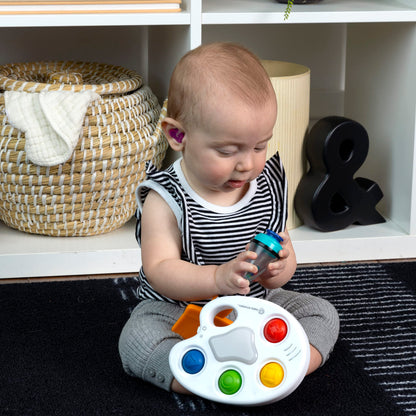 Baby Einstein Outstanding Opus The Octopus Sensory Rattle & Teether Multi-Use Toy, BPA Free & Chillable, 3 Months & up, Multicolored