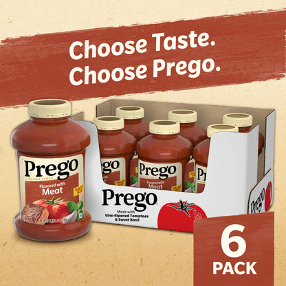 Prego Chunky Tomato with Garlic and Onion Pasta Sauce, 24 Oz Jar