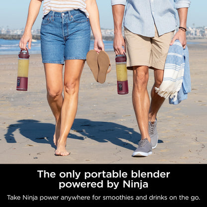 Ninja BC151EM Blast Portable Blender, Cordless, 18oz. Vessel, Personal Blender-for Shakes & Smoothies, BPA Free, Leakproof-Lid & Sip Spout, USB-C Rechargeable, Dishwasher Safe Parts