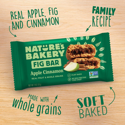 Nature's Bakery Fig Bar, Apple Cinnamon, 2 oz