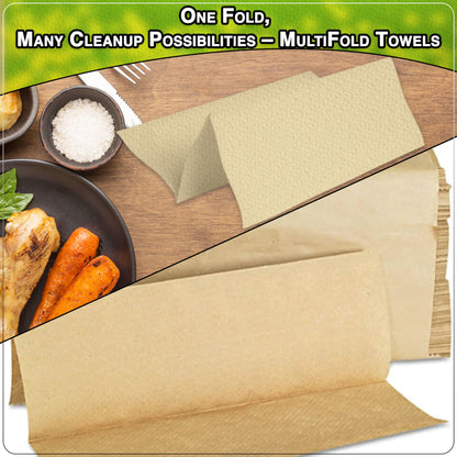 Prefect Stix White MultiFold Paper Towels- Pack of 2-250ct. Total 500 Towels