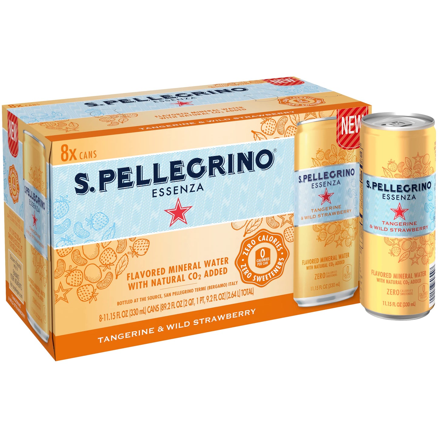 S.Pellegrino Essenza Variety pack - Blood Orange, Lemon, Dark Morello Cherry,11.15 Fl. Oz (Pack of 24)