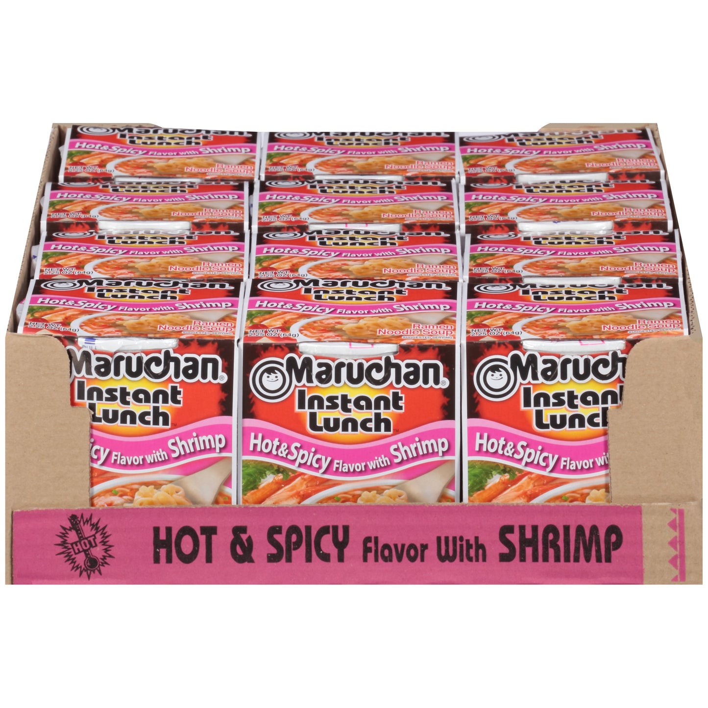 Maruchan Instant Lunch Beef, 2.25 Oz, Pack of 12