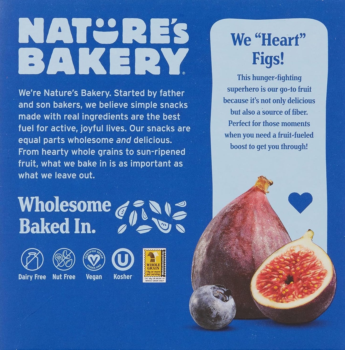 Nature's Bakery Blueberry Fig Bars, 2 Oz, 6 Ct