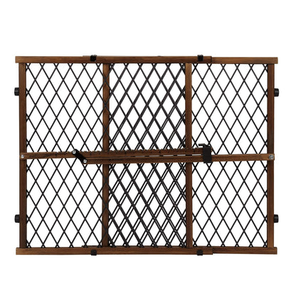 Evenflo Position & Lock Baby Gate, Pressure-Mounted, Farmhouse Collection