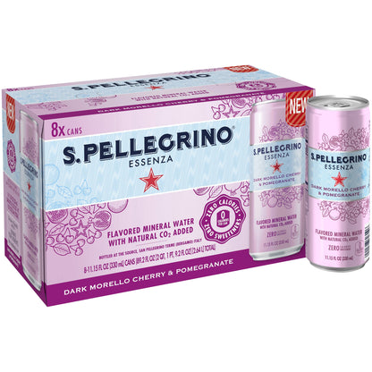 S.Pellegrino Essenza Variety pack - Blood Orange, Lemon, Dark Morello Cherry,11.15 Fl. Oz (Pack of 24)