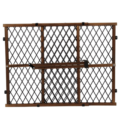 Evenflo Position & Lock Baby Gate, Pressure-Mounted, Farmhouse Collection