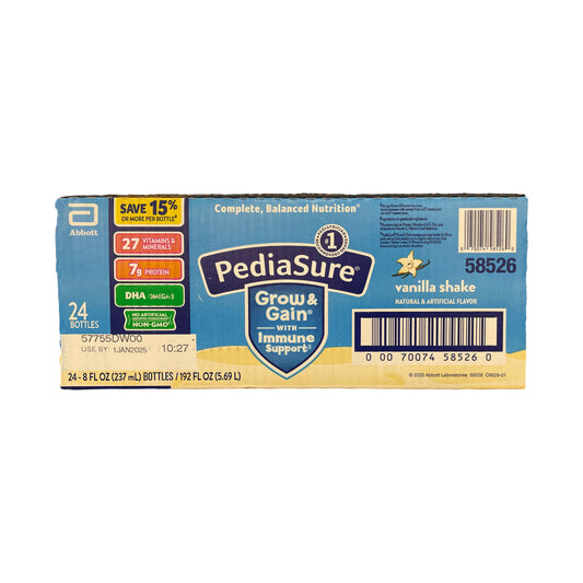 PediaSure Vanilla Shake, 8 oz (24 Pack)