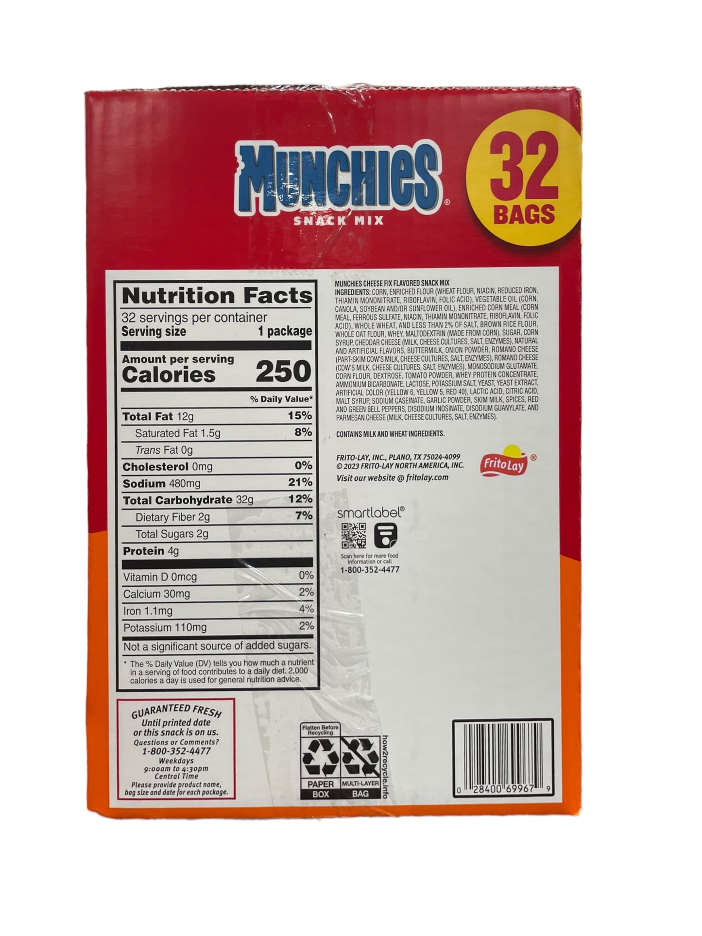 Munchies Snack Mix, Cheese Fix, 1.75 oz. (32 Pack)