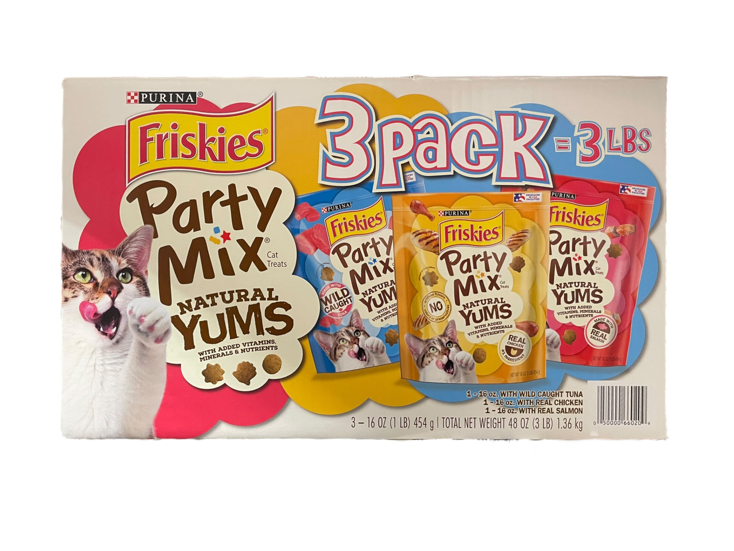 Purina Friskies Part Mix Natural Yums (3-16 oz. Bags)