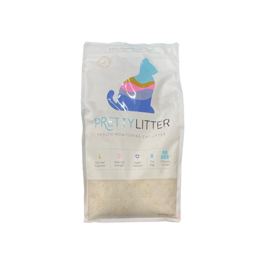 Pretty Litter Health Monitoring Cat Litter, Unscented, 8lbs