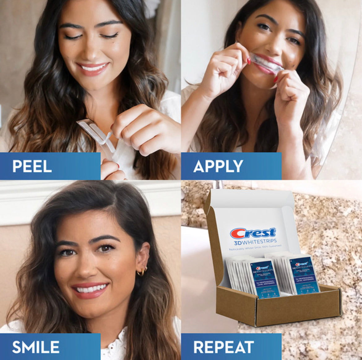 Crest 3DWhitestrips Professional Effects Teeth Whitening Strips