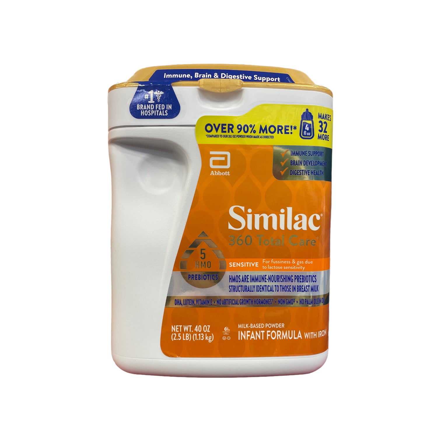 Similac 360 Total Care Sensitive, Infant Formula, 40 oz