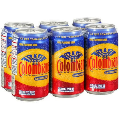 Colombiana la nuestra Kola Flavored Soda, 12 Fl Oz (Pack of 6)