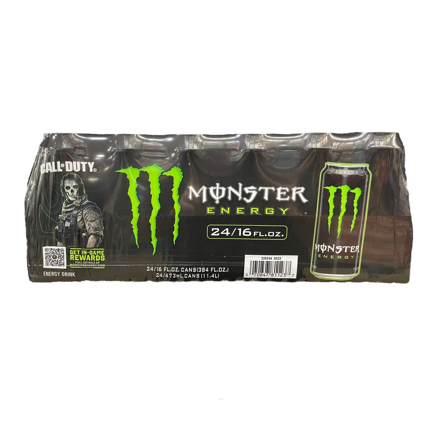 Monster Energy Drink Original, Green, 16 oz (24 Pack)