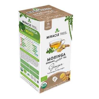 Miracle Tree's Organic Moringa Tea, Ginger