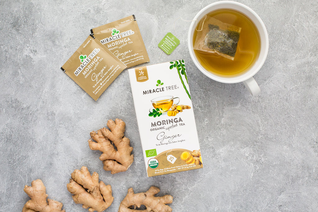 Miracle Tree's Organic Moringa Tea, Ginger