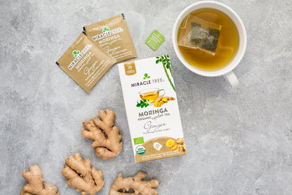 Miracle Tree's Organic Moringa Tea, Ginger