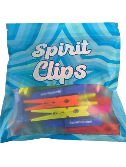 Spirit Clips Cheerleading Pins Competition Pins (Pack of 30) Clothespins