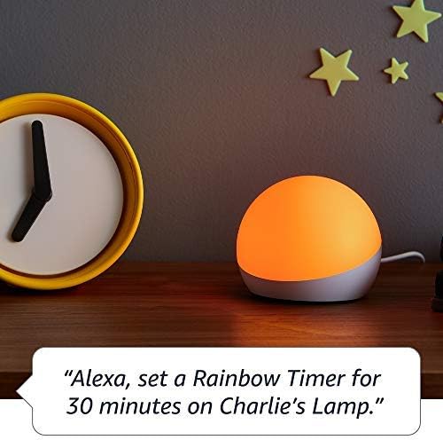 Echo Glow - Multicolor smart lamp, Works with Alexa