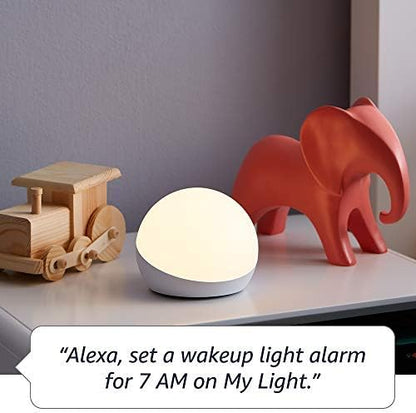 Echo Glow - Multicolor smart lamp, Works with Alexa