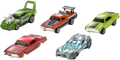 Hot Wheels Set of 10 1:64 Scale Toy Trucks and Cars for Kids and Collectors, Styles May Vary (Amazon Exclusive)